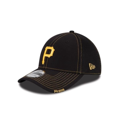 Pittsburgh Pirates Gorra | New Era MLB Neo 39thirty Stretch Fit Cap Mexico - Negros
